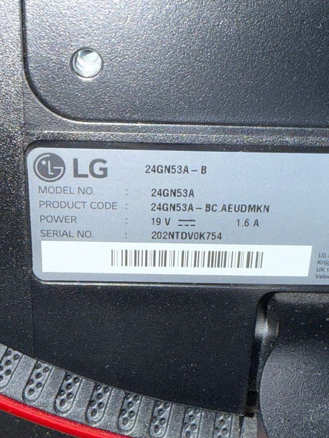 Monitor LG 144 Hz Negro