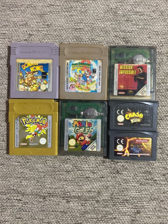 Lote 6 Juegos Nintendo Game Boy