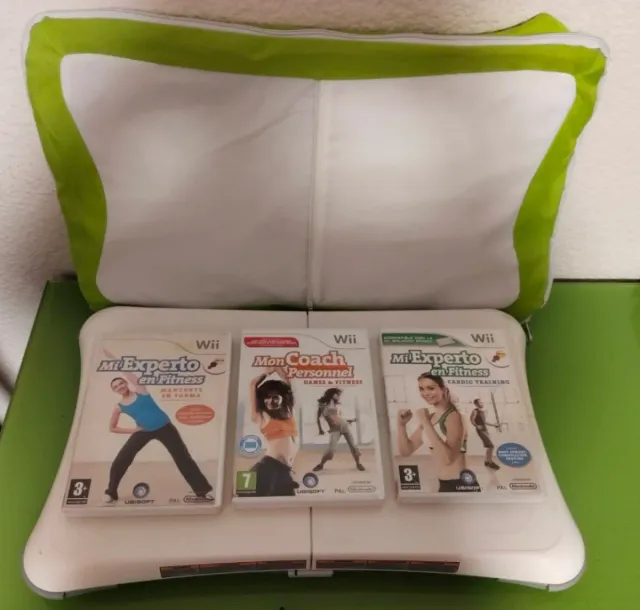Pack Wii Balance Board + 3 Juegos Fitness