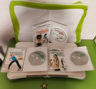 Pack Wii Balance Board + 3 Juegos Fitness
