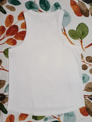 Camiseta blanca Mango Talla XXL