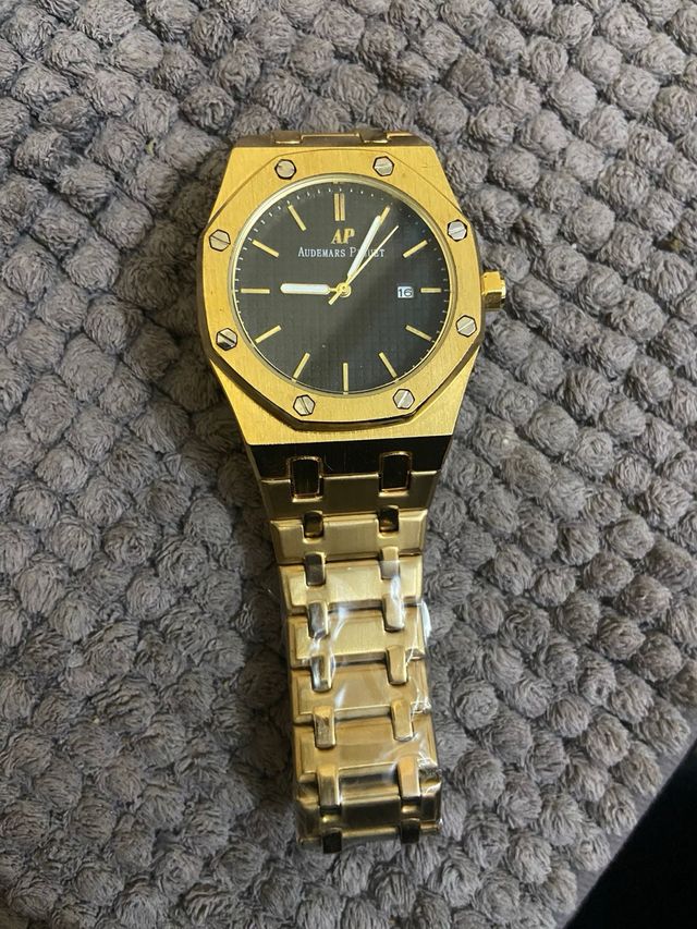 Audemars Piguet Royal Oak Negro/Dorado