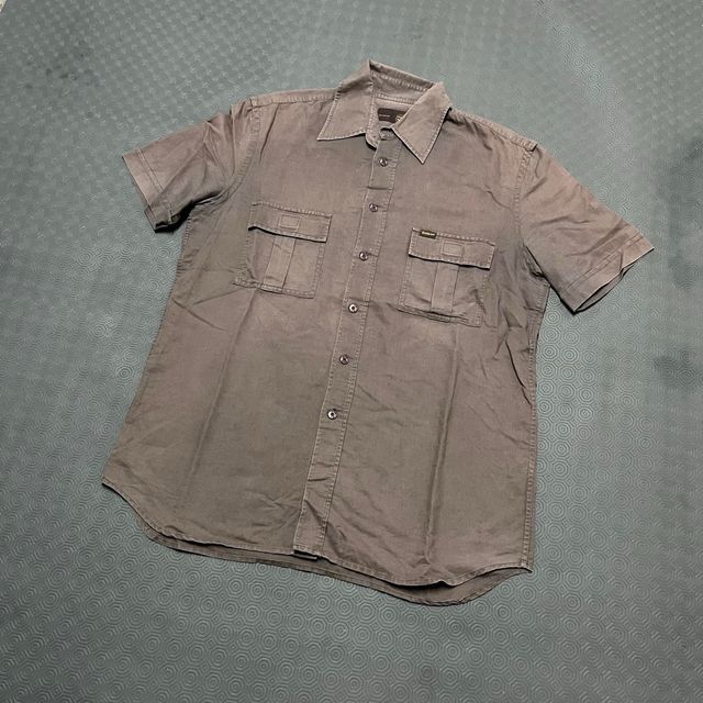 Camisa GAS Vintage Linho Castanha L