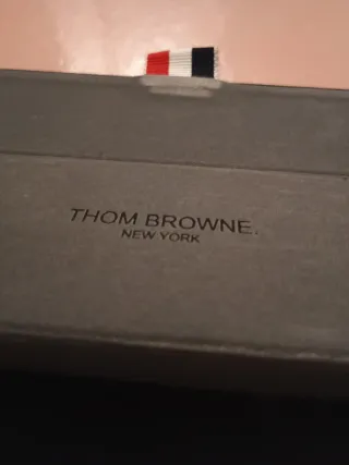 Funda Gafas Thom Browne Lujo Negra/Gris