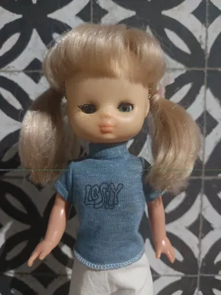 Muñeca Lesly vintage desnuda de los años 70/80.