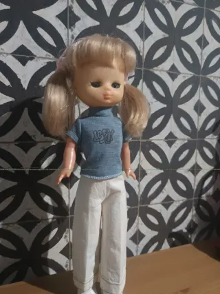 Muñeca Lesly vintage desnuda de los años 70/80.