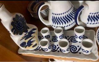 Juego Botella, Bandeja y 6 Chupitos de Sargadelos