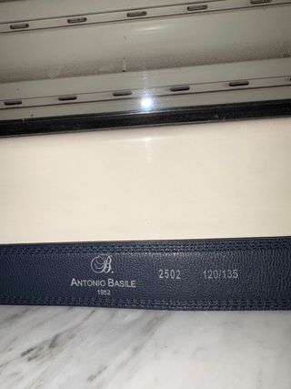 Cintura Antonio Basile blu 120/135