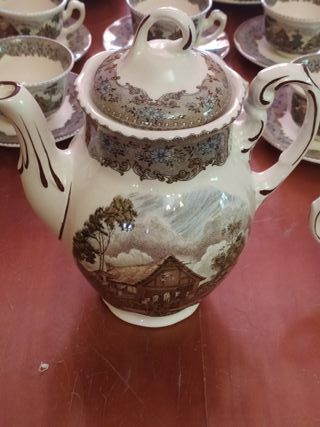 Juego de café Cartuja Sevilla Viejo Molino