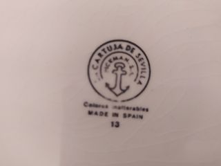 Juego de café Cartuja Sevilla Viejo Molino