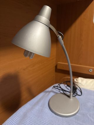 Flexo de estudio plateado