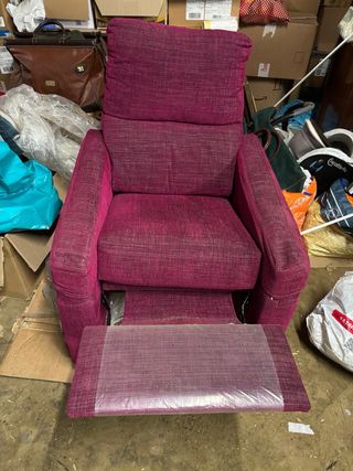 2 Sillones Relax Tela Morado