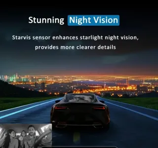 Dash Cam VAVUPO 3 Canali