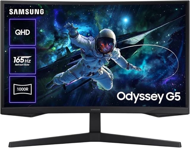 Monitor Gaming Samsung Odyssey G5 32 Curvo QHD
