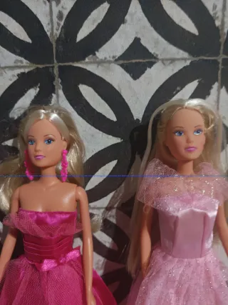 Muñeca tipo Barbie Vestido Rosa