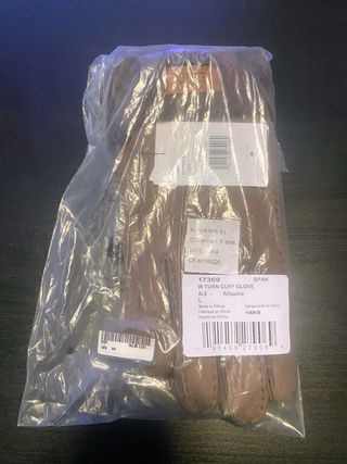 Luvas UGG Castanhas Com Pelo