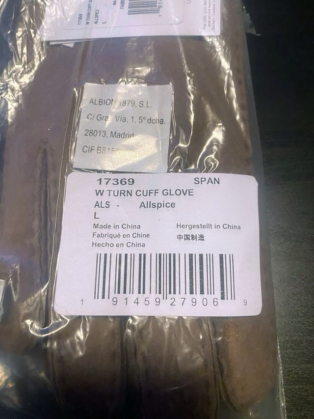 Luvas UGG Castanhas Com Pelo