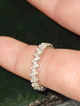 Anillo Plata Infinito con Circonitas