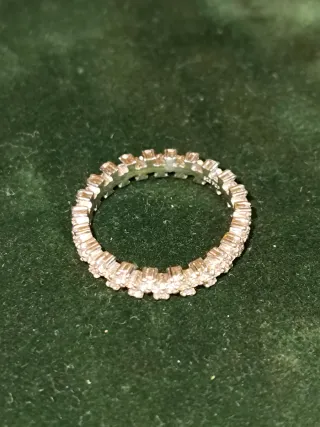 Anillo Plata Infinito con Circonitas