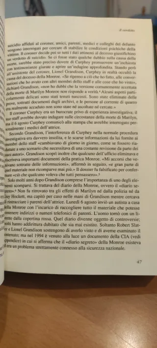 Donald H. Wolfe Marilyn Monroe La Biblioteca di Re