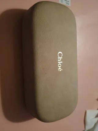Funda de gafas Chloe beige