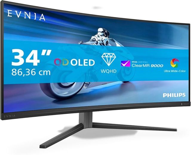 Monitor da gioco curvo Philips Evnia 34 OD OLED WQHD