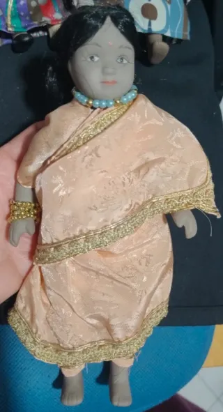 Bambole porcellana mondo set 6 pezzi