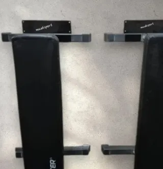 Soporte para banco de gimnasio