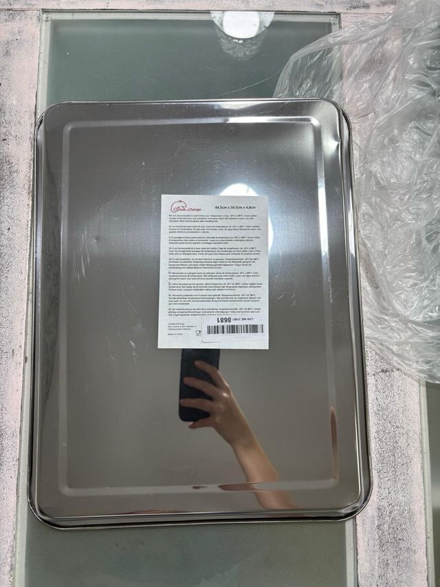 Bandeja Horno Acero Inox 45x35