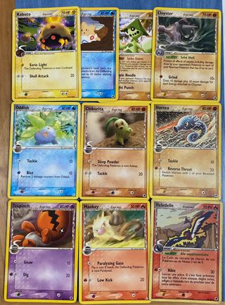 10 cartas pokémon DELTA SPECIES