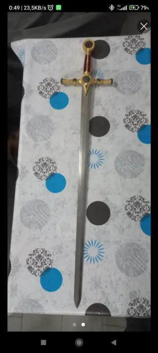 Espada Mosaica decorativa