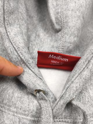 Supreme Sudadera Bandana Box Logo Cinza M