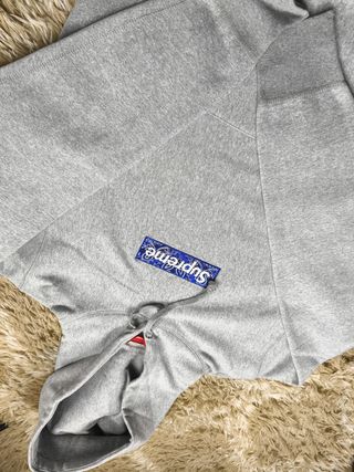 Supreme Sudadera Bandana Box Logo Cinza M