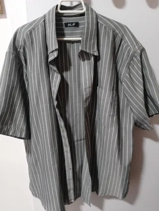 Camisa H.F. Rayas Grises Talla 44