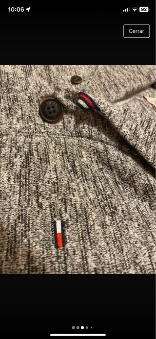 Cárdigan Tommy Hilfiger Talla M Gris