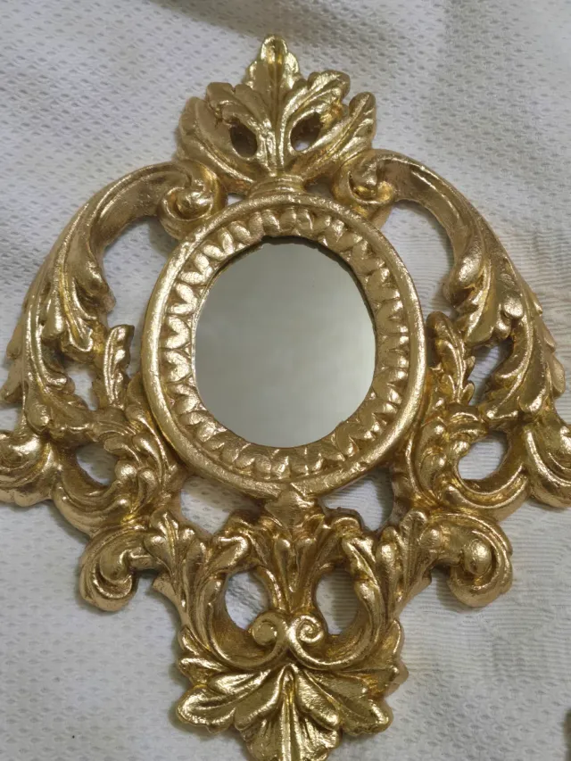 Set 3 Espejos Barrocos Pan de Oro 35 euros c/u