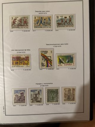 Sellos España 1969-1980