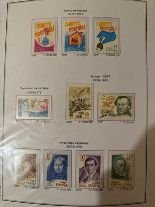 Sellos España 1969-1980