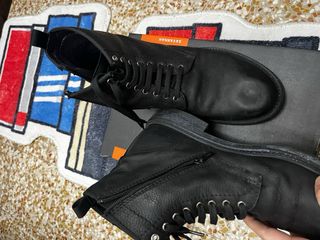 Stivaletti uomo pelle neri taglia 43