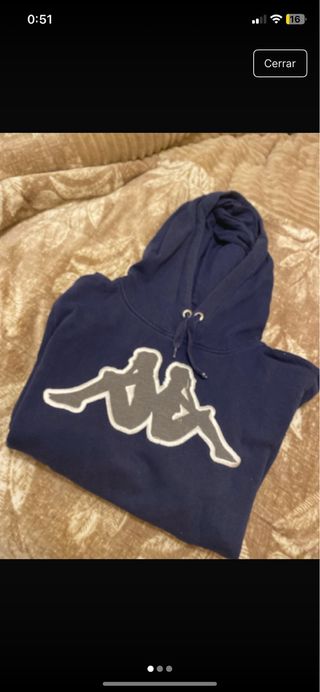 Sudadera Kappa Talla S Azul