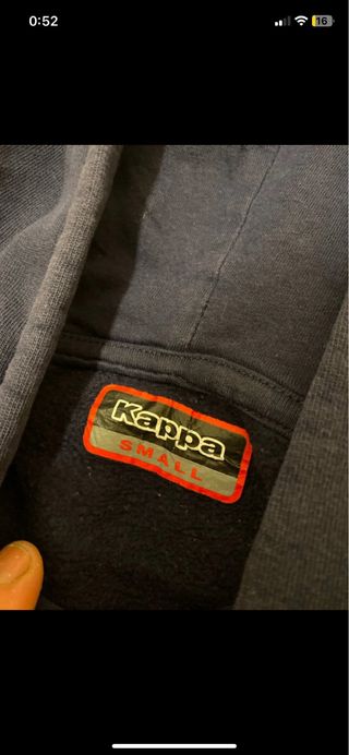 Sudadera Kappa Talla S Azul