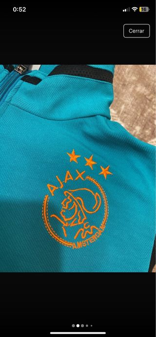 Sudadera Adidas Ajax Talla L