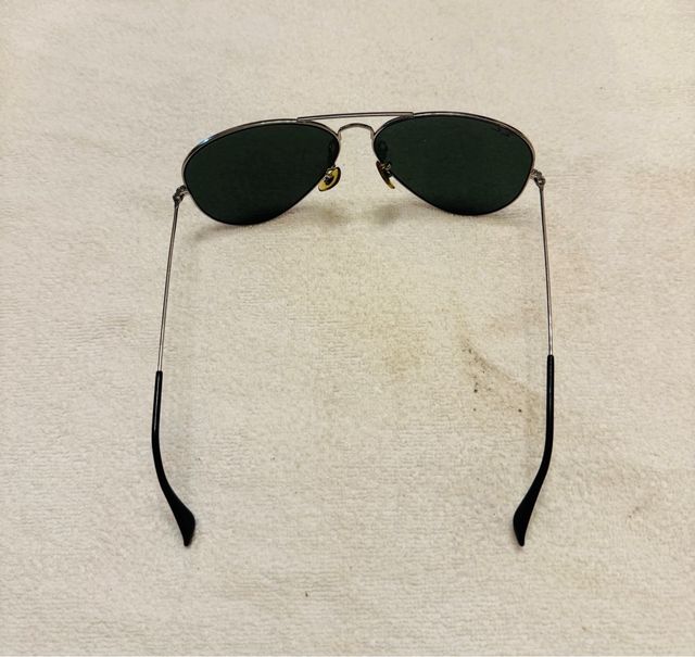 Óculos de sol Ray-Ban Aviator Preto/Prata