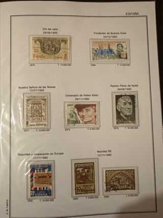 Sellos España 1969-1980