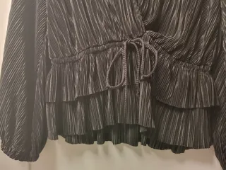 Blusa Zara Negra Talla S