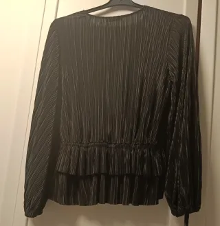 Blusa Zara Negra Talla S