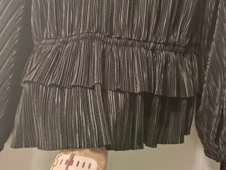 Blusa Zara Negra Talla S