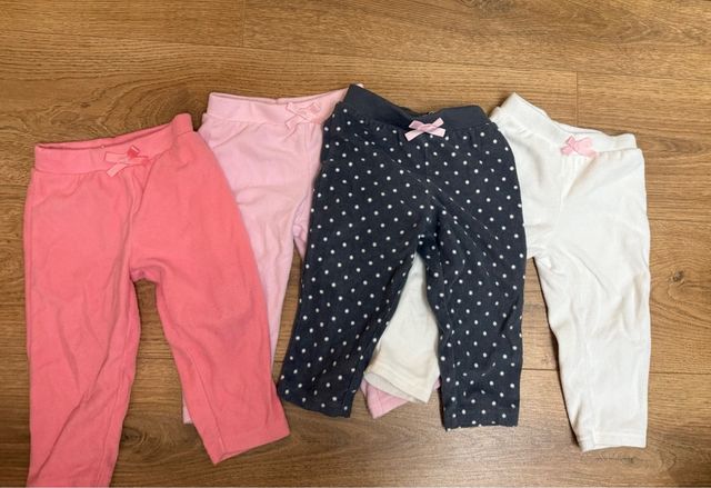 Lote 4 pantalones niña polar Carter's