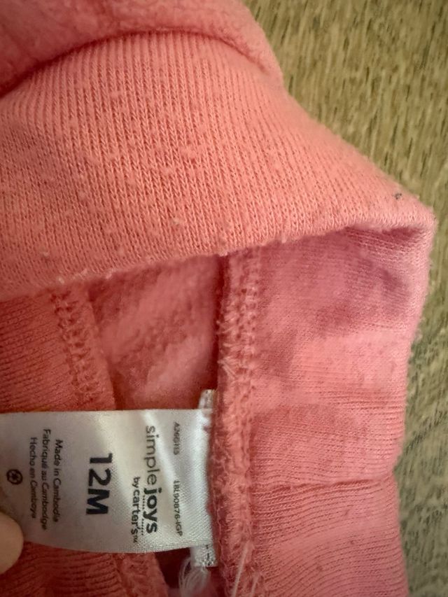 Lote 4 pantalones niña polar Carter's