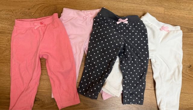 Lote 4 pantalones niña polar Carter's